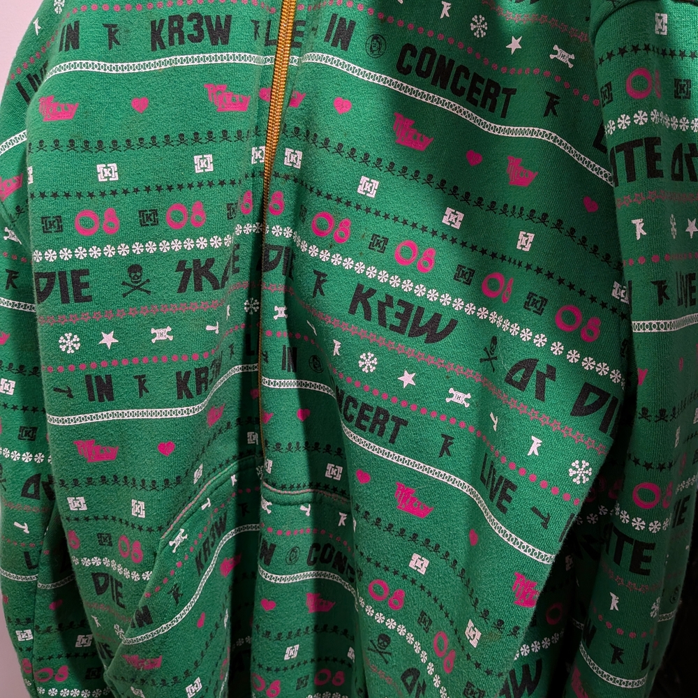 Krew TK Too Live Full Zip-up Hoody Rare Color